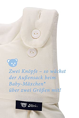 Alvi Baby Mäxchen Original | Babyschlafsack 3-teilig | Alvi Außensack & zwei Innensäcke | Kinderschlafsack mitwachsend & atmungsaktiv - 3