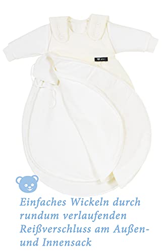 Alvi Baby Mäxchen Original | Babyschlafsack 3-teilig | Alvi Außensack & zwei Innensäcke | Kinderschlafsack mitwachsend & atmungsaktiv - 4