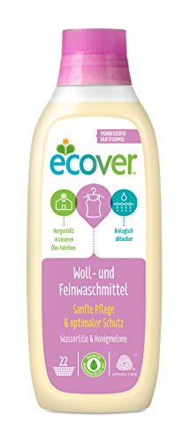 Ecover Ökologisches Woll- und Feinwaschmittel Wasserlilie & Honigmelone (1 x 1 l)